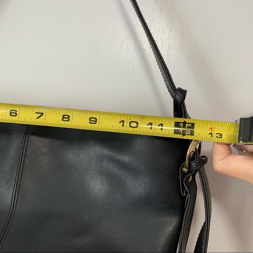 EUC Vintage Black Hobo Shoulder Bag - Picture 10 of 12